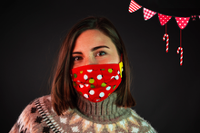 Load image into Gallery viewer, Christmas  | Face Mask | Sparkling Lights

