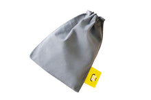 Load image into Gallery viewer, Face Mask Washing Bag | Yellow &amp; Gray - Happy Mask 
