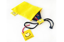 Carregar imagem no visualizador da Galeria, Face Mask Washing Bag | Yellow &amp; Gray - Happy Mask 
